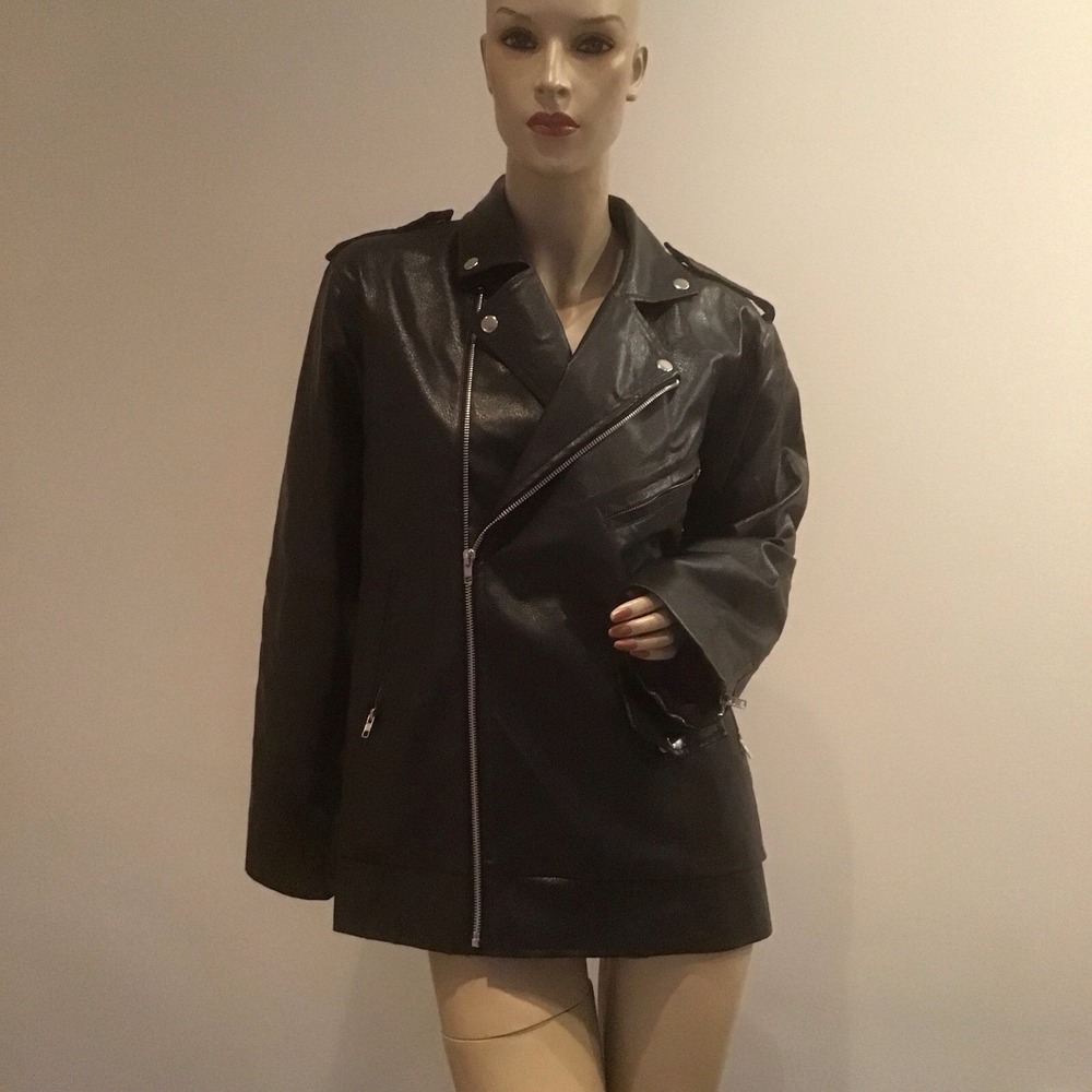 Adult Grease Authentic T-Birds Jacket Danny Zuko John Travolta Faux Leather S